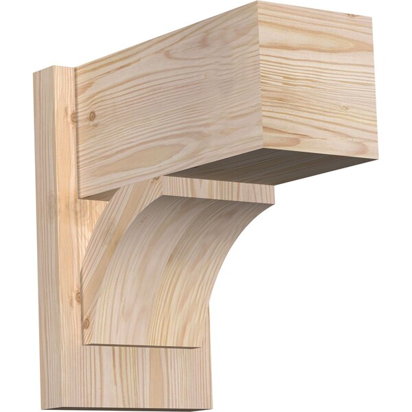 Ekena Millwork Thorton Block Smooth Outlooker, Douglas Fir, 7 1/2"W x 14"D x 14"H OUT08X14X14THR05SDF - main